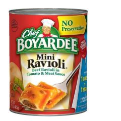 Chef Boyardee Soup Mini Ravioli Beef