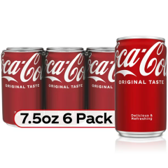 Coke Can 6 Pack Soda