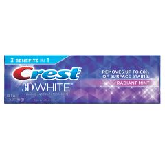 Crest 3 In 1 3D White Radiant Mint Toothpaste