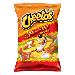 Frito lays cheetos crunchy hot chips