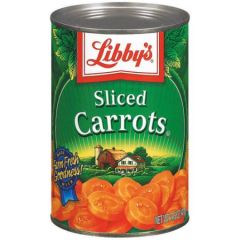 libbys sliced Carrots Can