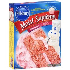 Pillsbury Cake Mix Strawberry 