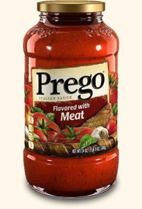 Prego Meat Flavored Sauce