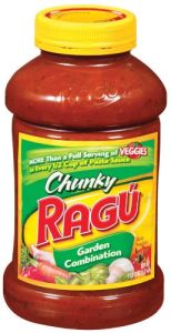 Ragu Chunky Garden Combination Pasta Sauce