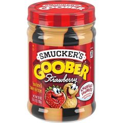 Smuckers Strawberry Stripes Goober Peanut Butter & Jelly