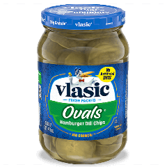 Vlasic Hamburger Dill Chips Pickles