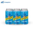 Schweppes Club Soda 6 Cans