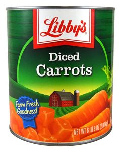 libbys Diced Carrots Can