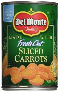 del monte Sliced Carrots Can