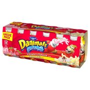 Danimals Smoothie Strawberry Explosion & Banana Split Yogurt Drink